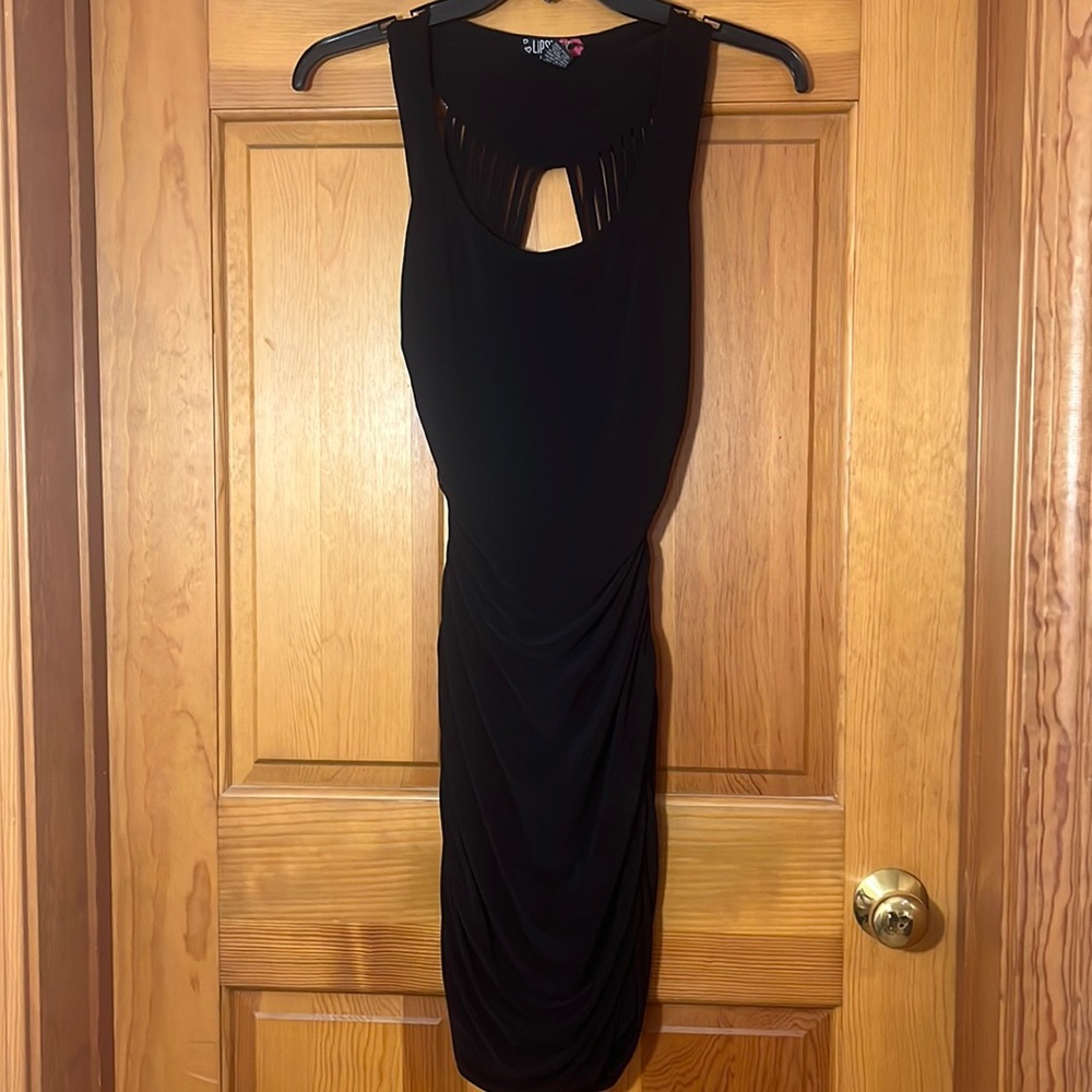 Lipstick Open Back Dress